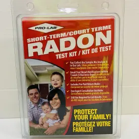 Pl32785m0224 Pro Lab Pro-lab Short-term Radon Test Kit Home Air Quality Detector Sealed