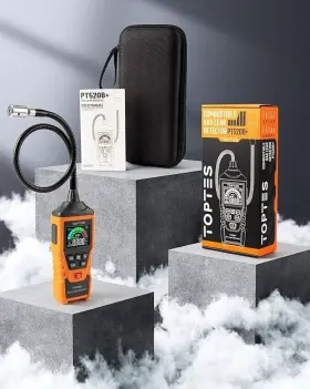 Pt520b Pro Rechargeable Natural Gas Detector Leak With A 17-inch