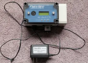 99039 Pureaire Pure Aire Co2 And O2 Oxygen Deficiency Monitor