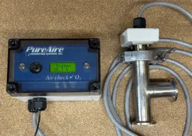 Tx-1100-dkf25 Pureaire Monitoring Systems Inc. 99035 Oxygen Deficiency Monitor 0-25% Sensor Reads Low