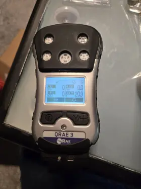 Pgm-2500 Qrae3 Qrae 3 Gas Detector Lel/h2s/co/o2 Analyzer