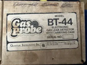 Bt-44 Quantum Instruments Gas Probe Electronic Leak Detector Rechargeable With Carrying Case And I
