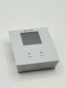 Hrdm-01 Radon Guard Hrdm01 Home Detector Portable Battery-powered Indoor Monitor White