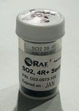 C03-0973-100 Rae So2 4r Sensor P/n Expired Jan 2023
