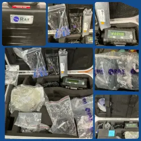 45979263 Rae Systems Q-rae Confined Space Gas Detector Multi Monitor Pgm-50 Case Accessorys