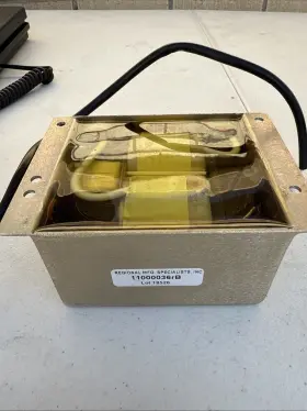 11000036 Regional Mfg. Specialists Rev. B Ozonator Transformer