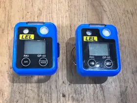 Gp-03 Riken Keiki Rki Lel Monitor - Lot Of 2 Power Up