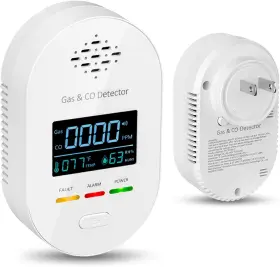 Cmdn002 Rohs 4-in-1 Carbon Monoxide And Natural Gas Detector Co Combustible
