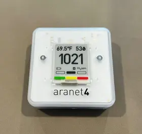 Tdspc003.001 Saf Aranet4 Home Wireless Air Quality Monitor Co2 Temperature Humidity