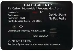25-741-bl Safetalert 25741 Partsdoc -t-alertt Carbon Leak Detector Battery Powered