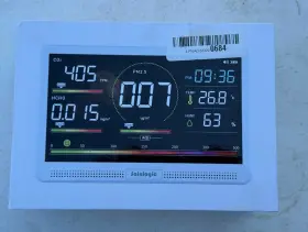 Sainlogic 734257601030 16 In 1 Professional Air Quality Monitor Indoor With 7.2 Inch Display