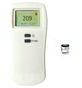 Santacary 782897958328 O2 Gas Detector Oxygen Meter Tester Monitor With Alarm 0-30%