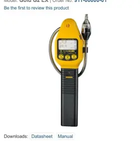 911-00000-01 Sensit Gold G2 Ex Combustible Gas Leak Detector Lel Mpn