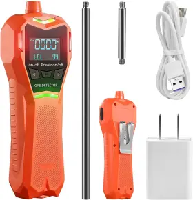 Shenzhen Cinyue Electronic Technology Co. Ltd 711181156195 Rechargeable Gas Detector Natural With Back Clip And 2 Probes Propa Shenzhen Cinyue Electronic Technology Co. Ltd 711181156195 Rechargeable Gas Detector Natural With Back Clip And 2 Probes Propa