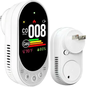 L6067 Shenzhen Zhituoxing Network Technology Co. Ltd. Upgraded Plug In Combination Natural Gas Leak Detector And Carbon Monoxide Detec