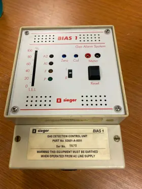 02601-a-8001 Sieger Bias 1 Gas Alarm System / Detection Control Unit