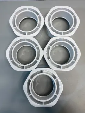437-532 Spears Manufacturing 6x4 Inch Spigot X Socket Schedule 40 Pvc Pipe Fitting Bushing - 5 Lot