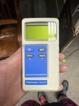 Tm-91n Tenmars Radiation Monitor Use For Measuring The Beta #
