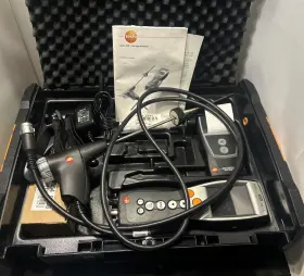330-2ll Testo Flue Gas Analyser With Printer Hard Case And Charger