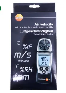85793539 Testo 85793539/0625 420-2 Air Velocity