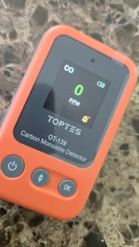 23042760 Toptes Ot-139 Portable Carbon Monoxide Detector Orangemini Co Monitor 0-1000ppm