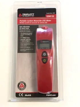Gsm-130 Triplett New Gsm130 Portable Carbon Monoxide Co Meter