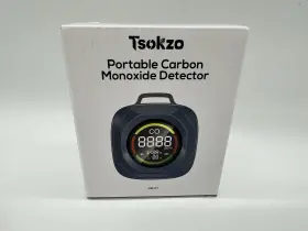 Hb-01 Tsokzo 3 In 1 Portable Carbon Monoxide Detector Temp Humi Co Sensor Alarm Rechargeable