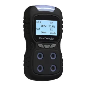 4-gas Vzmcov 603004638301 4 In 1 Gas Detector Rechargeable Portable Clip Monitor Mete