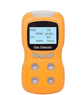 Vzmcov 603004638356 4in1 Gas Detector Rechargeable Portable 4 In1 Clip Monitor Meter Tester