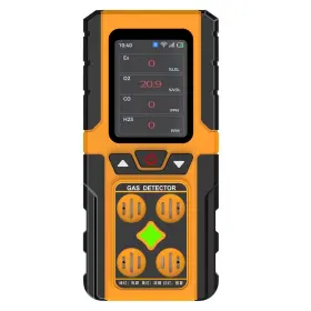 Rc01 Wajohrn 4 Gas Detector Monitor H2s O2 Co Lel With Lcd Display Rec