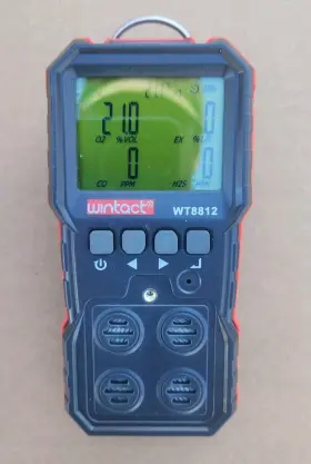 Wt8812 Wintact Alarma De Detecci N Monitor Gas Compuesto