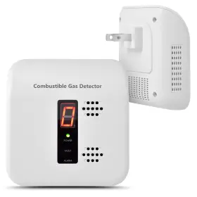 Xalire 707337495416 Gas Leak Detector 2 Pack Natural Alarm For Home And Rv Plug-in Propane De