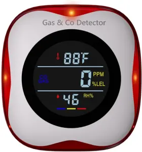 Kh156 Xla Alert 4 In 1 Plug Carbon Monoxide Detector And Natural Gas Detectors Co White
