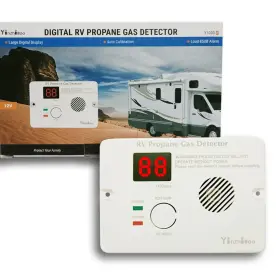 Rh100 Yinzhiboo Rv Propane Gas Alarm Digital Lp Detector For Trailer Motorhome Motorcoa