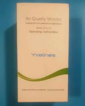 Hto-131 Yvelines Indoor Air Quality Monitor Accurate Tester Co2 Formaldehyde