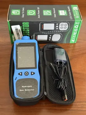 H2-ppm-1000 Zykycx Portable Hydrogen Gas Detector H2 Meter 0-1000 Ppm Rechargeable Temp And Humidity