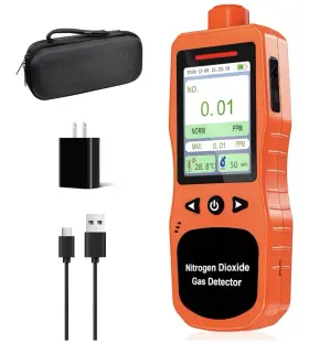 Zy-nd4000-orange Zykycx Portable Nitrogen Dioxide Gas Detector 0-50ppm No2 Monitor New Open Box