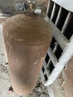 Empty Industrial Welding Gas Cylinder With Valve, Rusted Used. Price: $87.50.