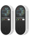 Nicgol 4-IN-1 Natural Gas Leak & Carbon Monoxide Detectors 2 Pack 110 V New. Price: $58.99.