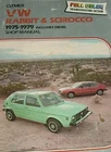 1975-1979 Vw Rabbit Scirocco Clymer Shop Manual Inc Gas Diesel Repair Service Used. Price: $19.00.