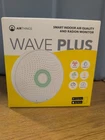 Airthings Wave Plus Radon & Quality Monitor, Battery Powered, White New. Price: $129.00.
