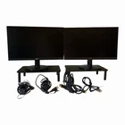 Dual Acer SB220Q 21.5 Ips Monitors W/ Power Cords, Hdmi Cables & Risers Used. Price: $120.00.