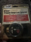 Mr. Heater F276336 Gold Solid Brass/plastic Propane Gas Gauge/leak Detector New. Price: $21.99.