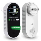 4-IN-1 Gas & Detector Alarm W/ Temp/humidity Sensor Vzmcov Plug-in New. Price: $70.68.