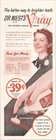 Dr. West's Vray 1942 Vintage Print Ad Dental Cream Glass Tube Used. Price: $10.93.