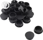 25PCS 3/4 INCH(19MM) Black Hole Plug Plastic Cover, Round End Cap Flush Typ New. Price: $10.40.