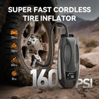 160PSI Tire Inflator & 6000A Jump Starter 27000MAH Battery For Gas New. Price: $129.96.