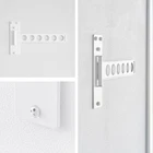 Yamazaki Tower Foldable Clothes Hanger Rack For Drywall, 6 Hooks. Price: $28.00.