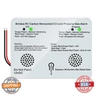 Briidea Rv Carbon Monoxide Propane Gas Alarm 12V Dual Lp/co Detector 100DB White New. Price: $78.55.