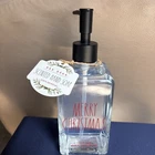 Rae Dunn Merry Christmas Scented Hand Soap 16.21 Oz Heavy Glass Pump Bottle Nwt New. Price: $29.99.
